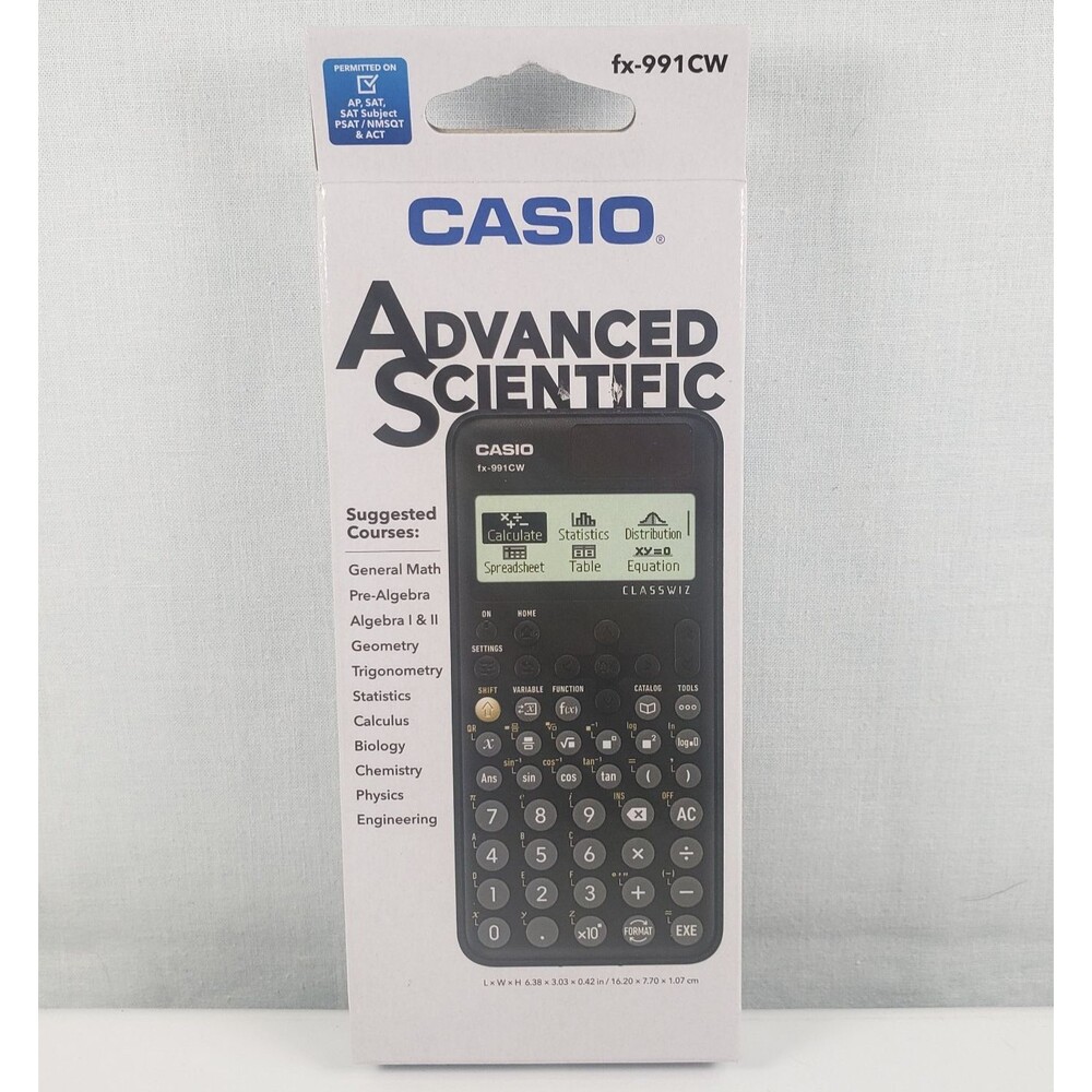 CASIO FX-991CW ClassWiz Scientific Calculator Math Algebra New Sealed in Box